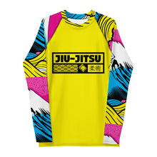 Mens Long Sleeve BJJ Rash Guard - Jiu-Jitsu 016 - Mt Fuji 001 Exclusive Jiu-Jitsu Long Sleeve Mens Mt Fuji No Gi Rash Guard