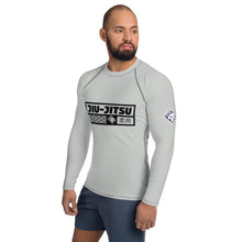 Mens Long Sleeve BJJ Rash Guard - Jiu-Jitsu 025 - Smoke Exclusive Jiu-Jitsu Long Sleeve Mens Rash Guard