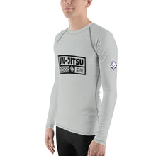 Mens Long Sleeve BJJ Rash Guard - Jiu-Jitsu 025 - Smoke Exclusive Jiu-Jitsu Long Sleeve Mens Rash Guard