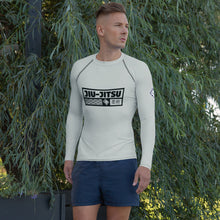 Mens Long Sleeve BJJ Rash Guard - Jiu-Jitsu 025 - Smoke Exclusive Jiu-Jitsu Long Sleeve Mens Rash Guard