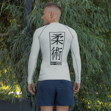 Mens Long Sleeve BJJ Rash Guard - Jiu-Jitsu 025 - Smoke Exclusive Jiu-Jitsu Long Sleeve Mens Rash Guard