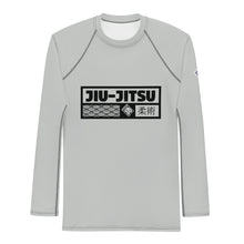 Mens Long Sleeve BJJ Rash Guard - Jiu-Jitsu 025 - Smoke Exclusive Jiu-Jitsu Long Sleeve Mens Rash Guard