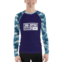 Men's Long Sleeve BJJ Rash Guard and Leggings — The Great Wave Off Kanagawa Jiu-Jitsu Set