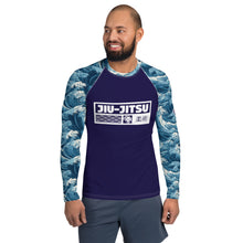 Men's Long Sleeve BJJ Rash Guard and Leggings — The Great Wave Off Kanagawa Jiu-Jitsu Set
