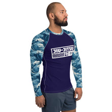 Men's Long Sleeve BJJ Rash Guard and Leggings — The Great Wave Off Kanagawa Jiu-Jitsu Set