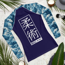 Men's Long Sleeve BJJ Rash Guard and Leggings — The Great Wave Off Kanagawa Jiu-Jitsu Set