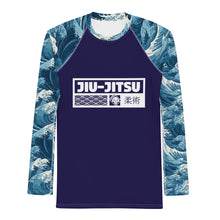 Men's Long Sleeve BJJ Rash Guard and Leggings — The Great Wave Off Kanagawa Jiu-Jitsu Set