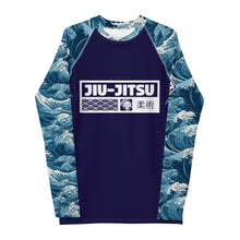 Men's Long Sleeve BJJ Rash Guard and Leggings — The Great Wave Off Kanagawa Jiu-Jitsu Set