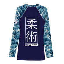 Men's Long Sleeve BJJ Rash Guard and Leggings — The Great Wave Off Kanagawa Jiu-Jitsu Set