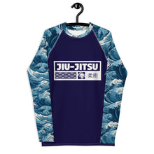 Men's Long Sleeve BJJ Rash Guard and Leggings — The Great Wave Off Kanagawa Jiu-Jitsu Set