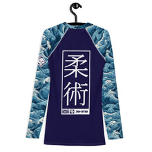 Men's Long Sleeve BJJ Rash Guard and Leggings — The Great Wave Off Kanagawa Jiu-Jitsu Set