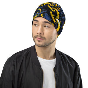 Men's Mile After Mile - Golden Chains 002 Beanie Beanie Exclusive Hats Mens Running