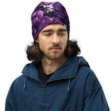 Men's Mile After Mile - Purple Flowers 001 Beanie Beanie Exclusive Hats Mens Running