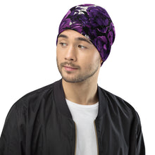 Men's Mile After Mile - Purple Flowers 001 Beanie Beanie Exclusive Hats Mens Running