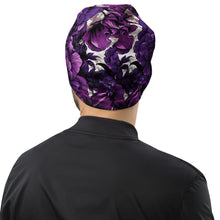 Men's Mile After Mile - Purple Flowers 001 Beanie Beanie Exclusive Hats Mens Running