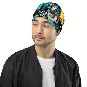 Men's Mile After Mile - Tropical Thunder 001 Beanie Beanie Exclusive Hats Mens Running