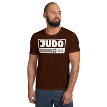 Men's Rash Guard for Judo - Short Sleeve Durable Comfort - Chocolate