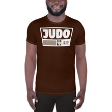 Men's Rash Guard for Judo - Short Sleeve Durable Comfort - Chocolate