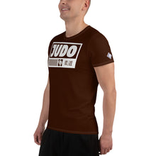 Men's Rash Guard for Judo - Short Sleeve Durable Comfort - Chocolate