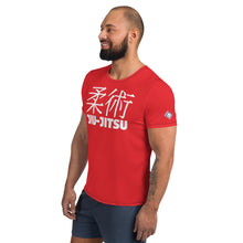 Men's Short Sleeve Classic Jiu-Jitsu Rash Guard - Durable Training Wear - Scarlet