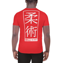 Men's Short Sleeve Jiu-Jitsu Rash Guard - Premium Athletic Gear - Scarlet