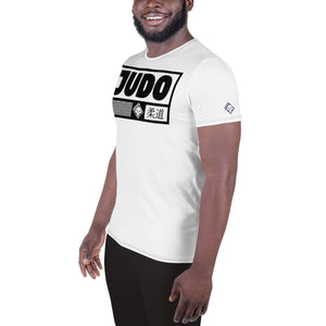 Men's Short Sleeve Judo Rash Guard - Built for Comfort and Durability - Snow