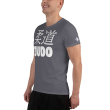 Men's Short Sleeve Judo Rash Guard - Designed for Active Training - Charcoal