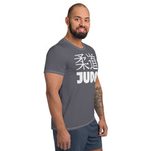 Men's Short Sleeve Judo Rash Guard - Designed for Active Training - Charcoal