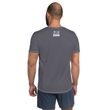 Men's Short Sleeve Judo Rash Guard - Designed for Active Training - Charcoal