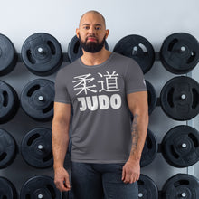 Men's Short Sleeve Judo Rash Guard - Designed for Active Training - Charcoal