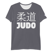 Men's Short Sleeve Judo Rash Guard - Designed for Active Training - Charcoal