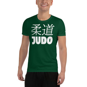 Men's Short Sleeve Judo Rash Guard - Flexible and Breathable - Sherwood Forest