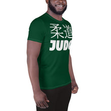 Men's Short Sleeve Judo Rash Guard - Flexible and Breathable - Sherwood Forest