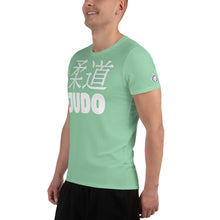 Men's Short Sleeve Judo Rash Guard - Perfect for Martial Arts Training - Vista Blue