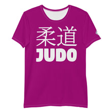 Men's Short Sleeve Judo Rash Guard - Sleek and Comfortable Design - Vivid Purple