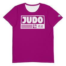 Men's Short Sleeve Rash Guard for Judo - Durable and Stylish - Vivid Purple