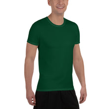 Men's Solid Color Short Sleeve Rash Guard - Built for Performance - Sherwood Forest