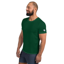 Men's Solid Color Short Sleeve Rash Guard - Built for Performance - Sherwood Forest