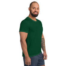 Men's Solid Color Short Sleeve Rash Guard - Built for Performance - Sherwood Forest