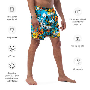 Men's Swim Trunks - Dangerous Summer 001 Exclusive Mens Shorts Swimwear