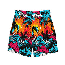 Men's Swim Trunks - Tropical Adventure 001 Exclusive Mens Shorts Swimwear