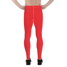 Men's Urban Fitness: Solid Color Athletic Leggings - Scarlet Exclusive Leggings Mens Pants Solid Color trousers