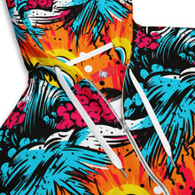 Mens Zip Hoodie - Tropical Adventure 001 Athleisure Beach Exclusive Hoodies Mens Swimwear