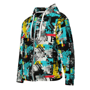 Mens Zip Hoodie - Tropical Thunder 001 Athleisure Exclusive Hoodies Mens Running