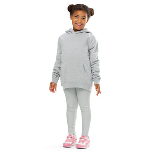 Move in Style: Solid Color Leggings for Girls' Playtime - Smoke Exclusive Girls Kids Leggings Solid Color