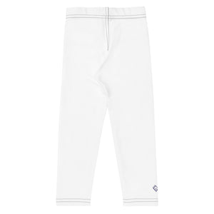 Move with Confidence: Boys' Solid Color Athletic Leggings - Snow