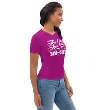 Performance Fit Women's Classic Jiu-Jitsu Rash Guard - Short Sleeves - Fresh Eggplant