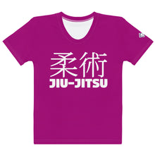 Performance Fit Women's Classic Jiu-Jitsu Rash Guard - Short Sleeves - Fresh Eggplant