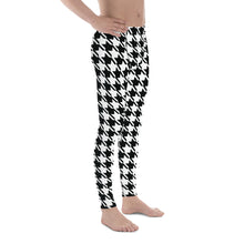 Performance meets Style: Houndstooth Athletic Leggings for Men Athleisure Exclusive Houndstooth Leggings Mens