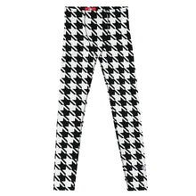 Performance meets Style: Houndstooth Athletic Leggings for Men Athleisure Exclusive Houndstooth Leggings Mens